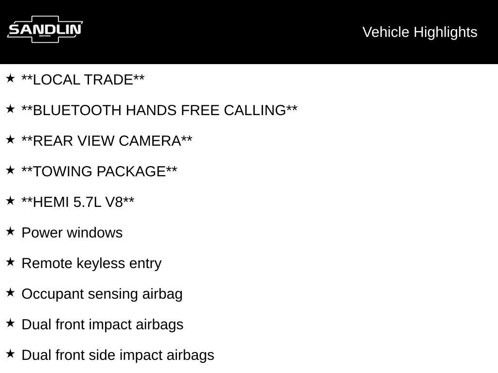 2018 RAM 1500 SLT Quad Cab 4x2 6'4" Box