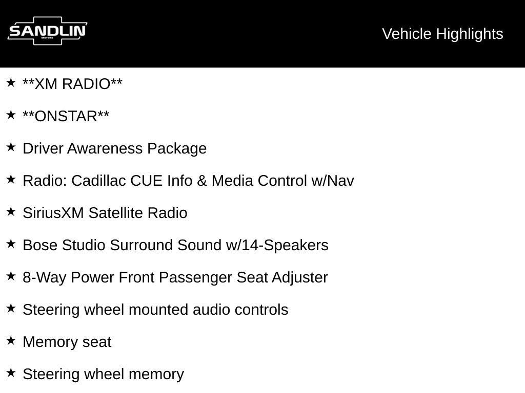 2017 Cadillac XT5 Luxury FWD