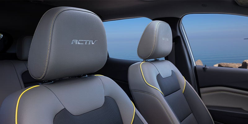 Chevrolet Trax displays its luxurious interior seating, emphasizing modern design