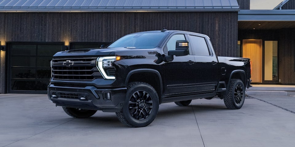 Silverado 2500 HD stands prominently, showcasing its bold and dynamic front view