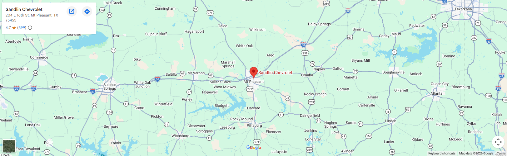 Locations Map