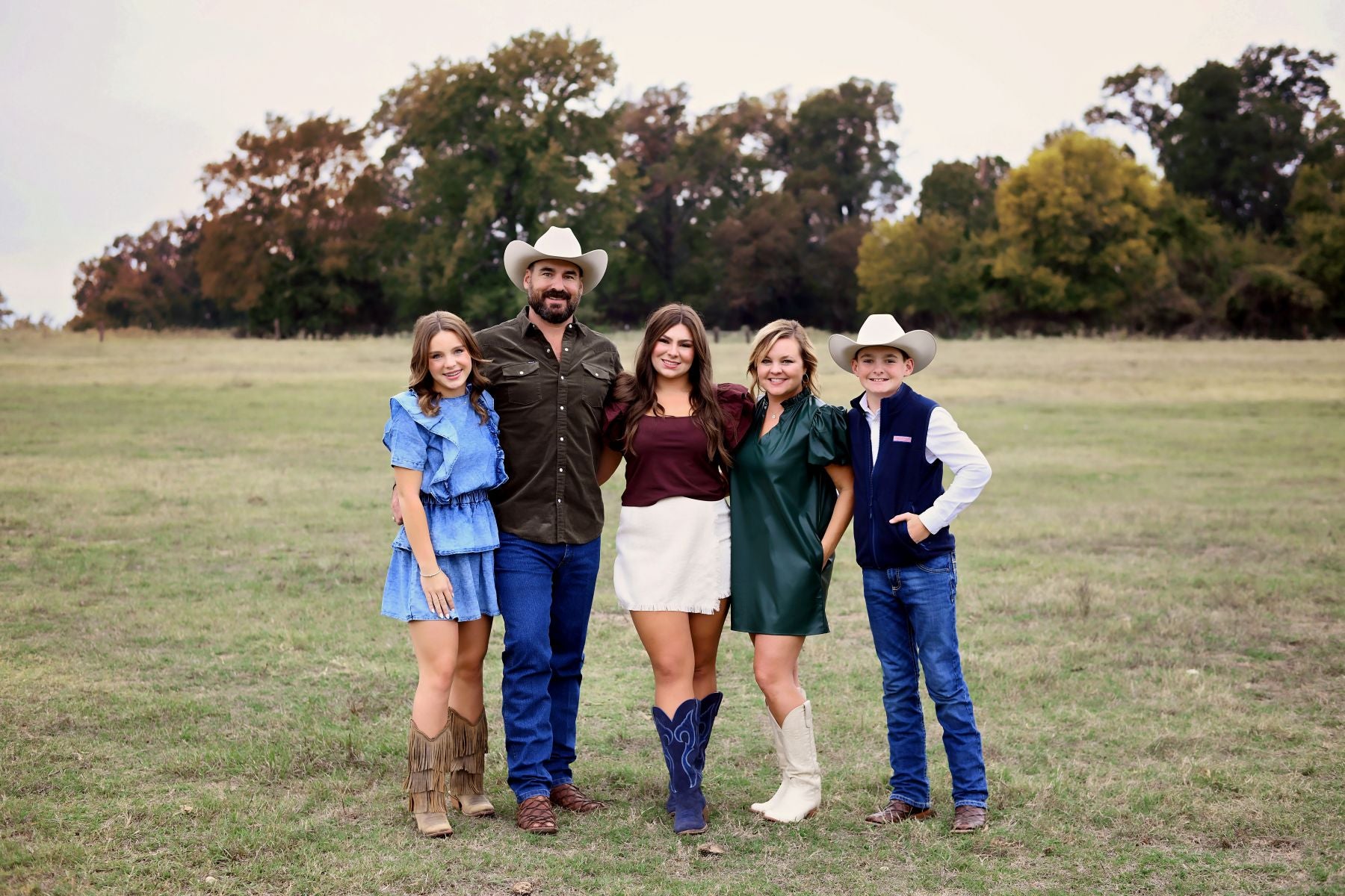 Luke and Tasa Anderson with Hannah, Jake and Ella